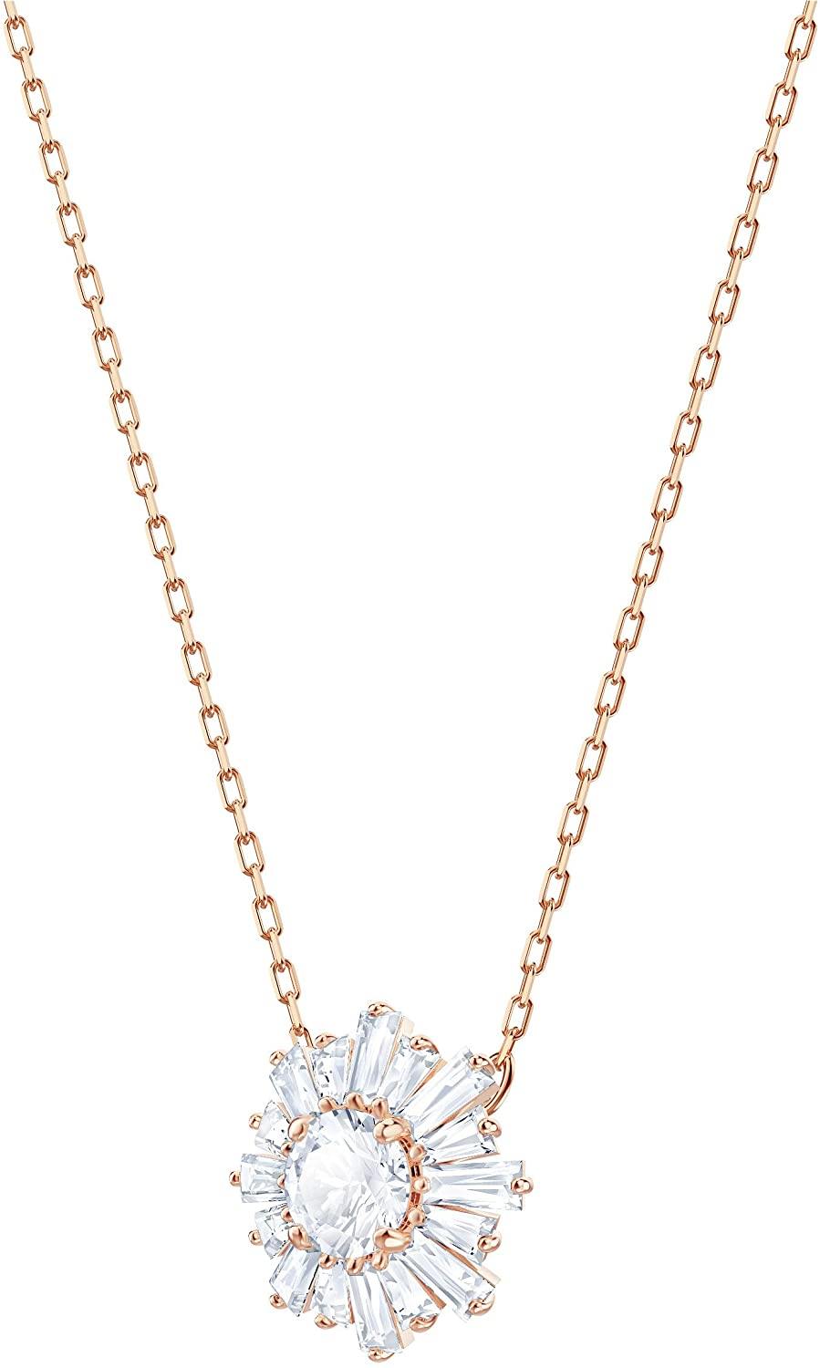 SWAROVSKI Women's Sunshine Jewelry Collection, Rose Gold Tone Finish, Clear Crystals - JOY2ESpree