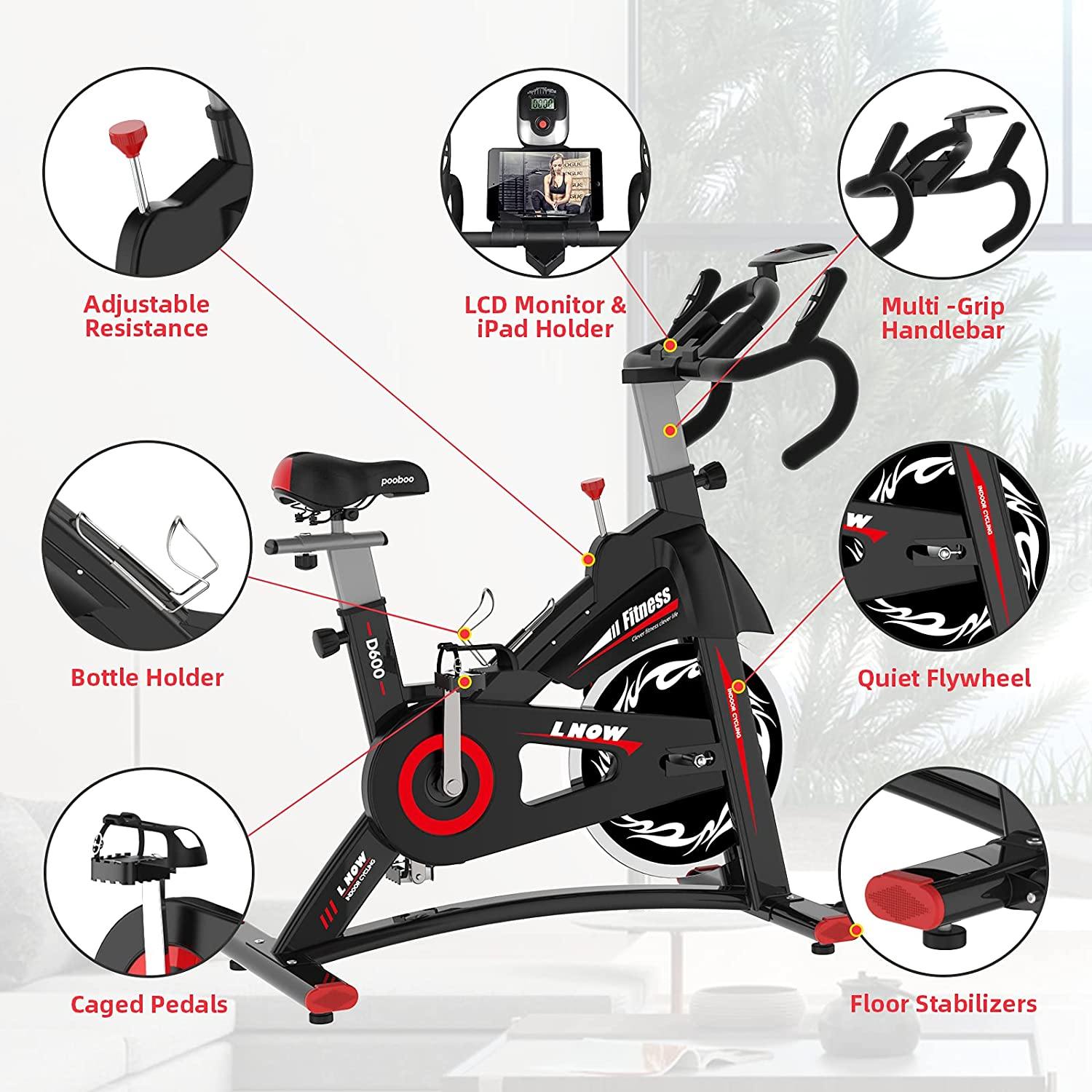L NOW Indoor Exercise Bike Indoor Cycling Stationary Bike - JOY2ESpree