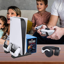 
                        
                          Muat gambar ke penampil Galeri, NexiGo PS5 Accessories Stand with Cooling Station for Playstation 5 Disc &amp; Digital Editions - JOY2ESpree
                        
                      