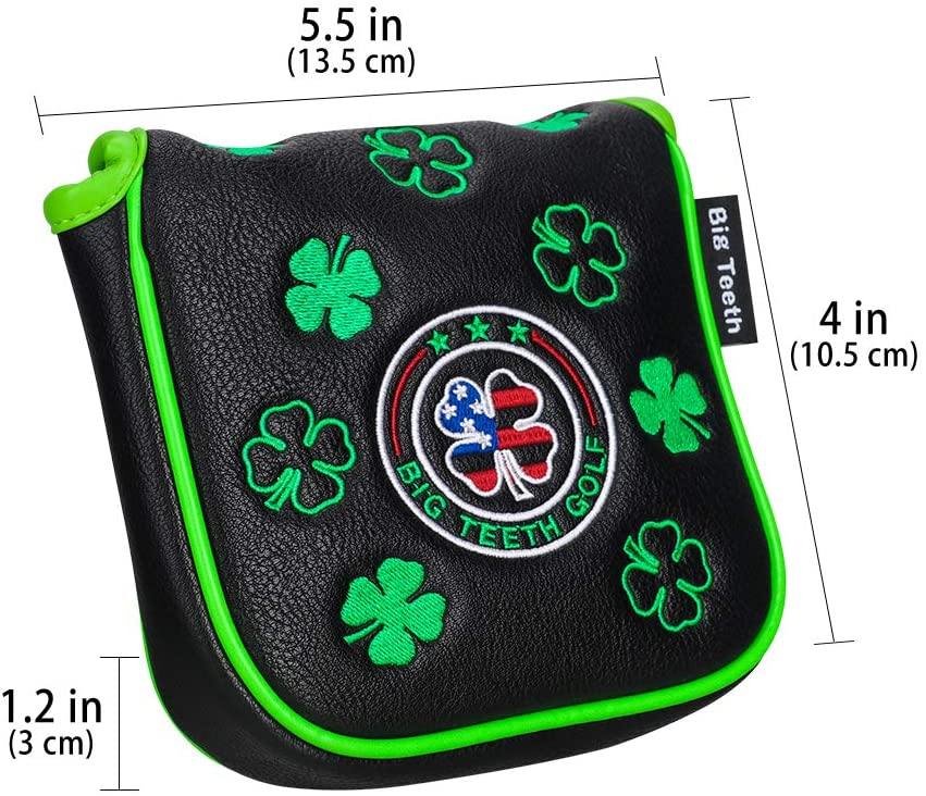 Golf Square Heel Shaft Mallet Putter Cover Headcover Dont FIT Stainless Putter Club Protector for Large Taylormade Scotty Cameron - JOY2ESpree