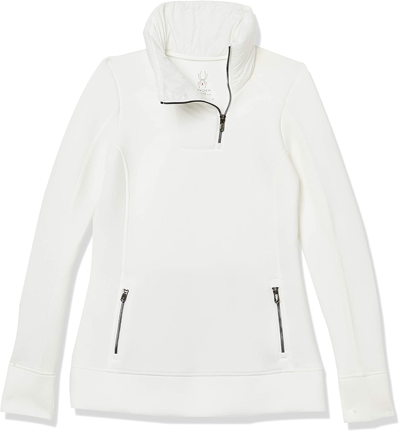 Spyder Women’s Monde Zip T-Neck – Pullover Long Sleeve Active Shirt