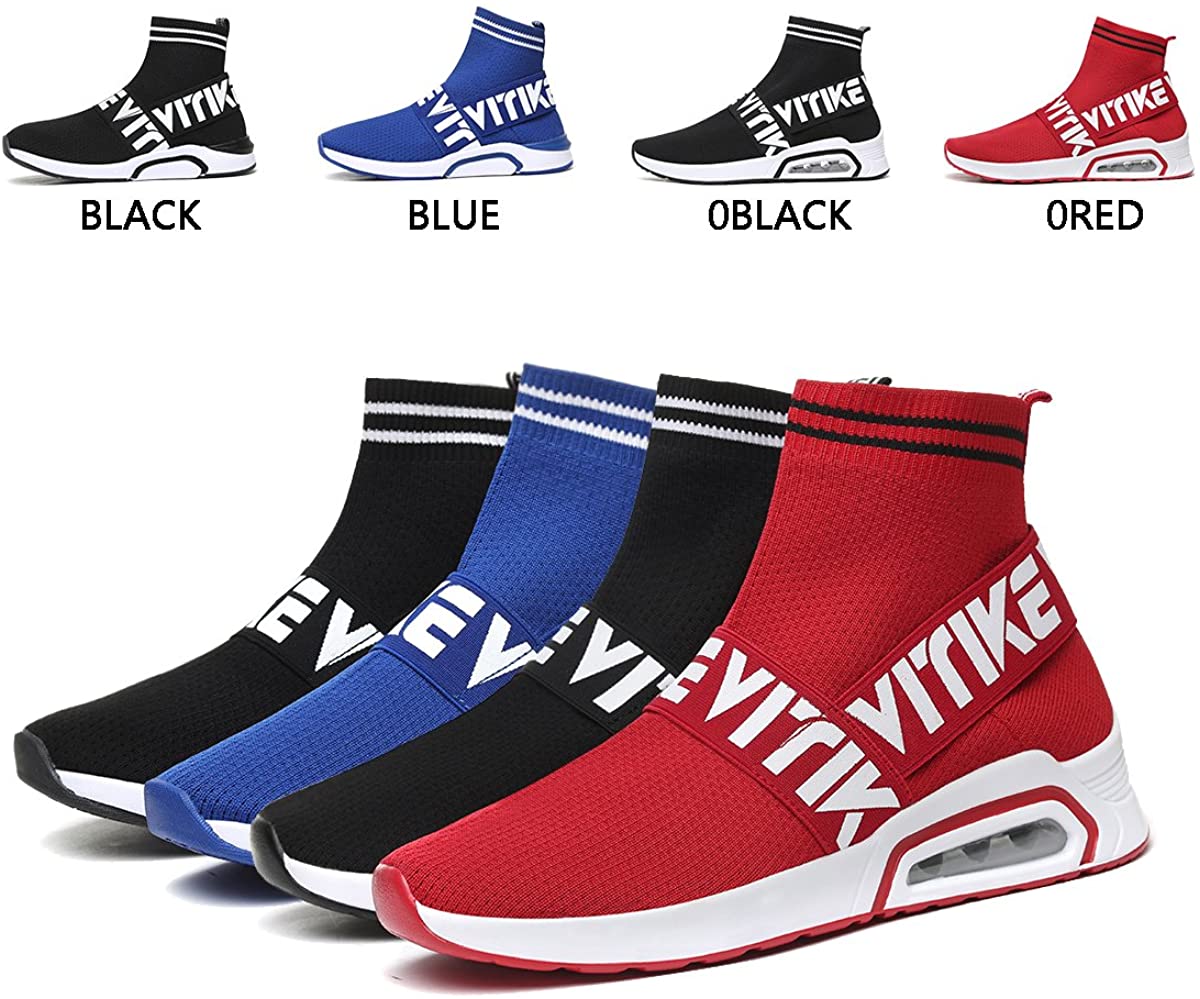 Women's Walking Shoes Running Shoes Socks Platform Fashion Mesh Sneakers Air Cushion Athletic Gym Casual Loafers Dance Hip-hop Shoes