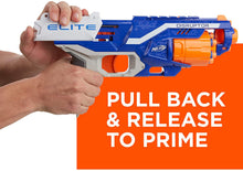 
                        
                          Muat gambar ke penampil Galeri, Nerf Disruptor Elite Blaster -- 6-Dart Rotating Drum, Slam Fire, Includes 6 Official Nerf Elite Darts -- For Kids, Teens, Adults
                        
                      