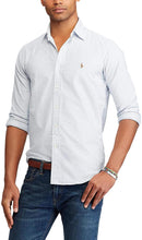 
                        
                          Load image into Gallery viewer, Ralph Lauren Mens Logo Button-Down Dress Shirt
                        
                      