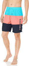 
                        
                          画像をギャラリービューアに読み込む, Nautica Men's Quick Dry Classic Logo Tri-Block Series Swim Trunk - JOY2ESpree
                        
                      