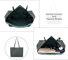 
                        
                          Cargar imagen en el visor de la galería, K.EYRE Women's Soft Faux Leather Tote Bag Purse Handbags Wallet Tote Shoulder Bag Purse Large Capacity
                        
                      