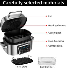 
                        
                          將圖片載入圖庫檢視器 BBday 6.5 QT Air Fryer,10-in-1 Smokeless Indoor Electric Grill with Air Fryer,Roast,Bake and Dehydrate - JOY2ESpree
                        
                      