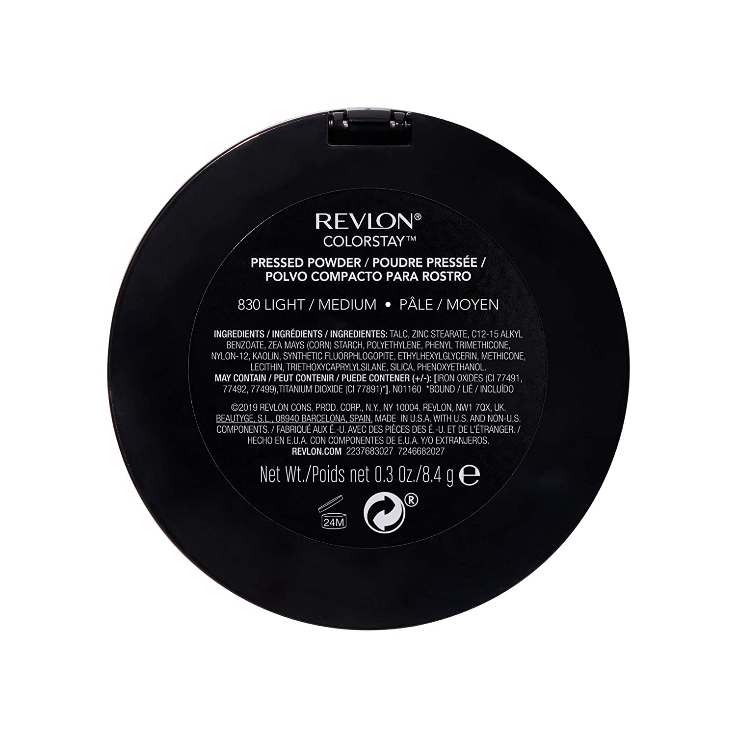Revlon ColorStay Pressed Powder, Longwearing Oil Free, Fragrance Free, Noncomedogenic Face Makeup, Fair (810)