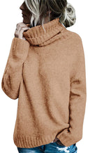 
                        
                          Muat gambar ke penampil Galeri, FISACE Womens Solid Round Neck Oversized Turtleneck Full Sleeve Knitted Sweater Pullover
                        
                      