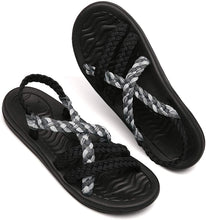 
                        
                          Muat gambar ke penampil Galeri, MEGNYA Women's Comfortable Walking Sandals with Arch Support Waterproof for Walking/Hiking/Travel/Wedding/Water Spot/Beach
                        
                      