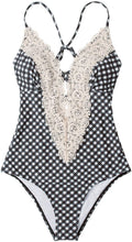
                        
                          Muat gambar ke penampil Galeri, CUPSHE Fashion Women's Ladies Vintage Lace Bikini Sets Beach Swimwear Bathing Suit
                        
                      