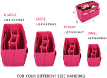 
                        
                          Load image into Gallery viewer, Vercord Felt Purse Organizer Handbag Insert Liner Shaper Bag in Bags for Speedy Neverfull Tote
                        
                      