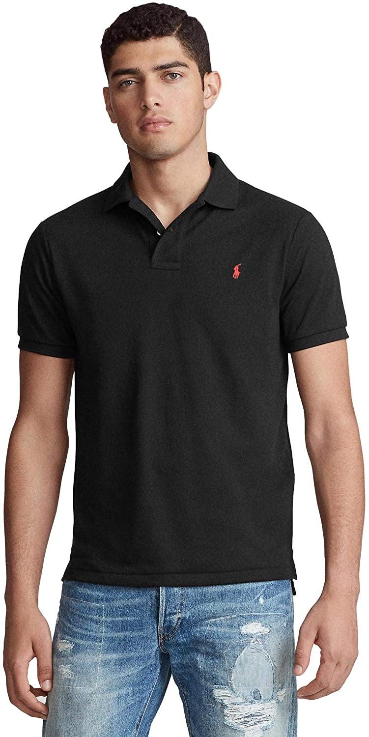 Polo RL Men's Custom Slim Fit Mesh Pony Shirt