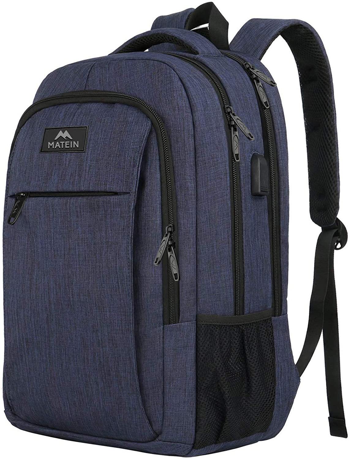 Matein Travel Laptop Backpack, Business Anti Theft Slim Durable Laptops Backpack - JOY2ESpree