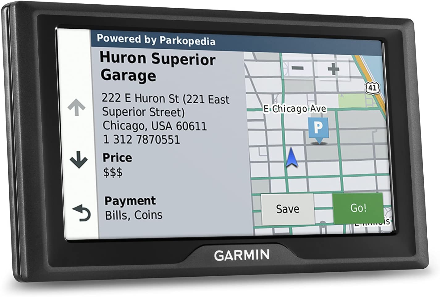 Garmin Drive 61 USA LM GPS Navigator System with Lifetime Maps, Spoken Turn-By-Turn Directions