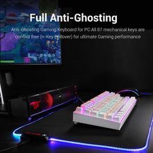
                        
                          Muat gambar ke penampil Galeri, Redragon K552 Mechanical Gaming Keyboard RGB LED Rainbow Backlit Wired Keyboard with Red Switches for Windows Gaming PC (87 Keys, Black) - JOY2ESpree
                        
                      