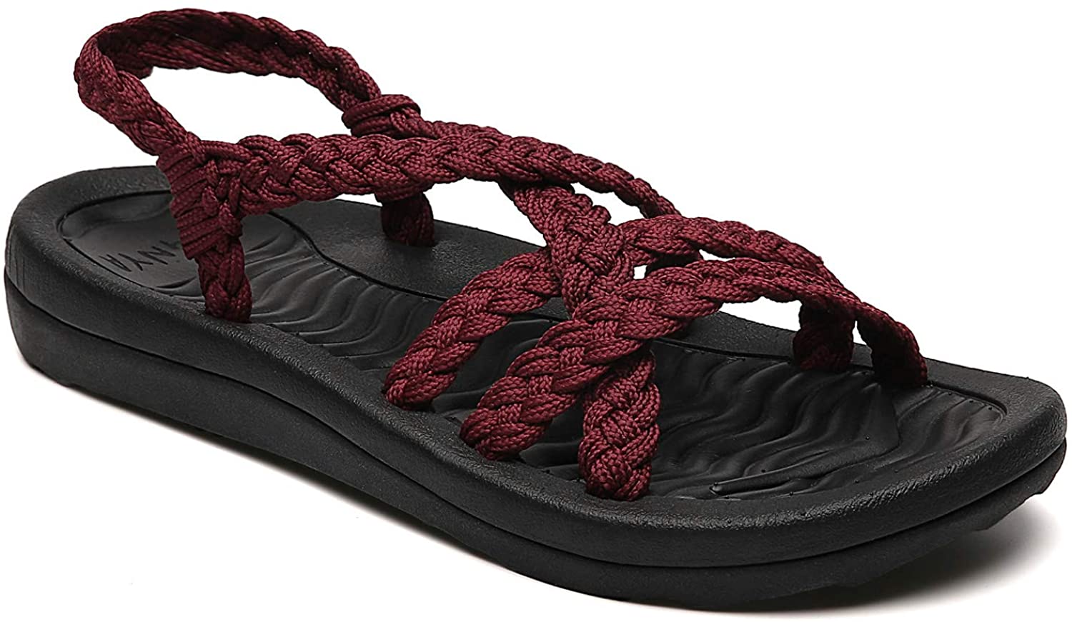 MEGNYA Women's Comfortable Walking Sandals with Arch Support Waterproof for Walking/Hiking/Travel/Wedding/Water Spot/Beach