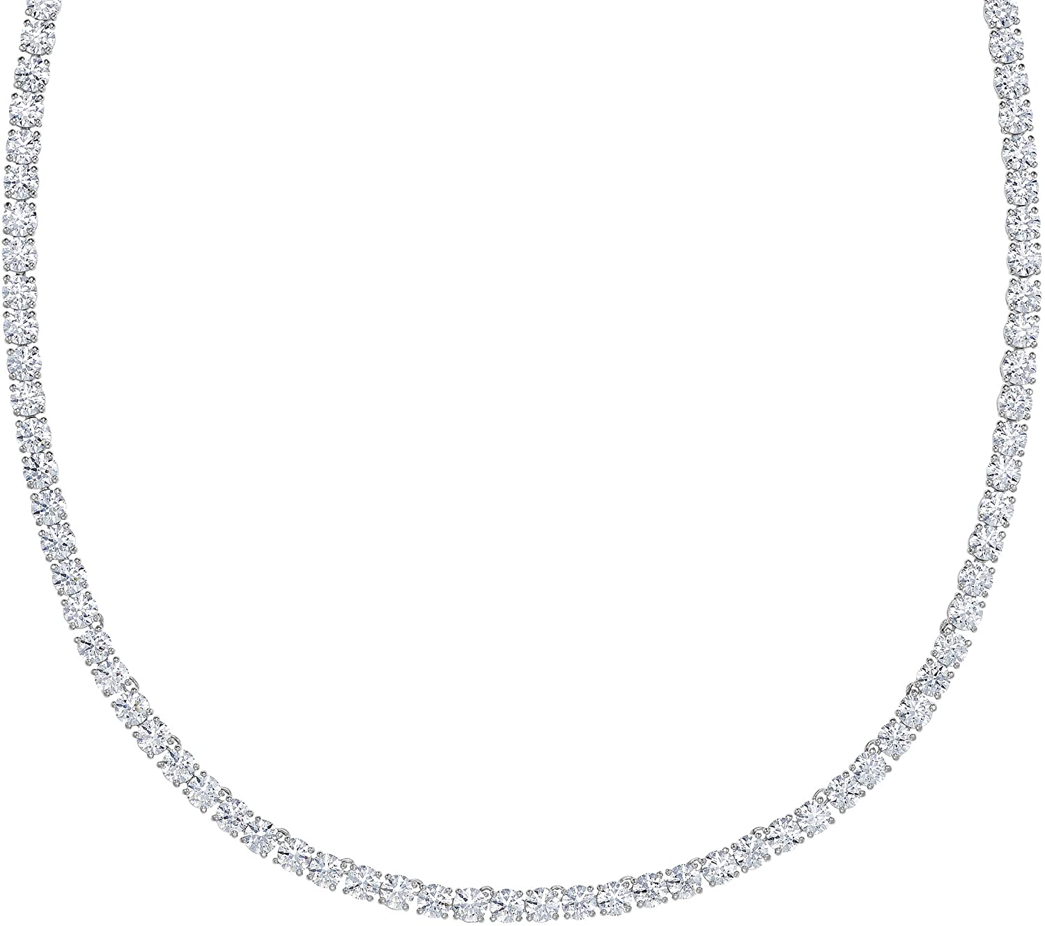 SWAROVSKI Women's Tennis Deluxe Jewelry Collection, Clear Crystals - JOY2ESpree