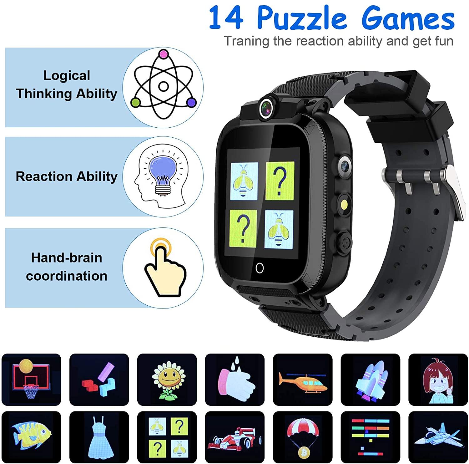 CMKJ Kids Smart Watch for Boys Girls, Children’s Touchscreen Gaming Smartwatch - JOY2ESpree