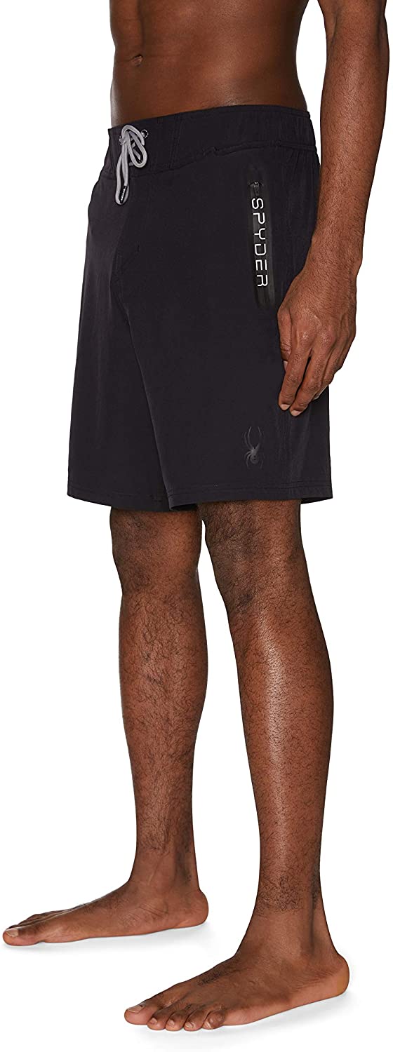 Spyder Men's 9" Laser Cut Zip Logo Hybrid Board Short