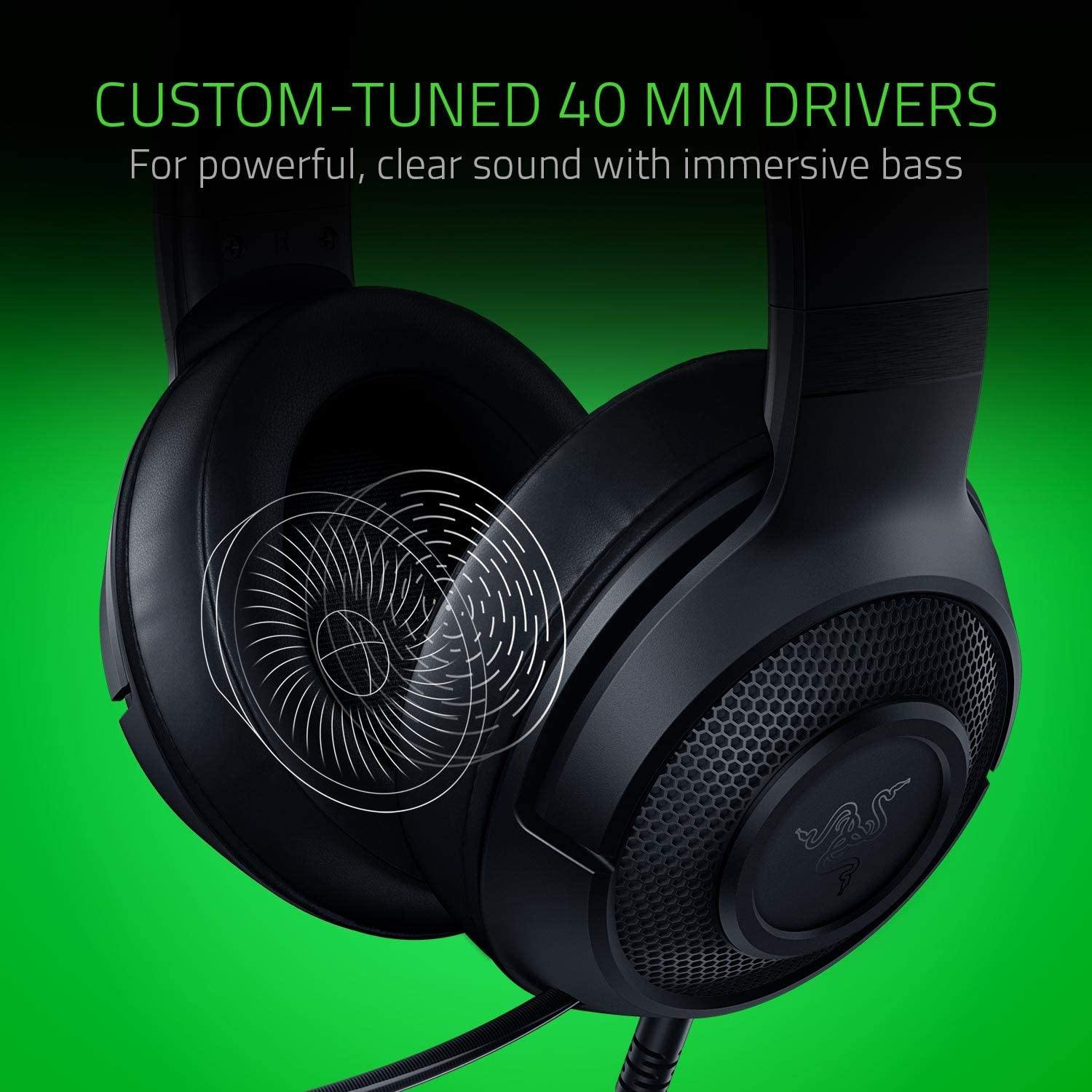 Razer Kraken X Ultralight Gaming Headset: 7.1 Surround Sound - JOY2ESpree