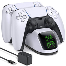 
                        
                          Load image into Gallery viewer, BEBONCOOL PS5 Charging Station, PS5 Controller Charger Station for Dualsense Controller - JOY2ESpree
                        
                      