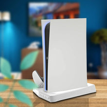 
                        
                          Load image into Gallery viewer, PS5 Cooling Fan, PS5 Cooler, Vertical Stand for Playstation 5 Digital Edition &amp; Ultra HD Game Console - JOY2ESpree
                        
                      