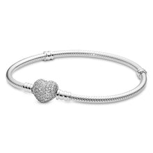 
                        
                          將圖片載入圖庫檢視器 PANDORA Jewelry Moments Sparkling Heart Clasp Snake Chain Charm Cubic Zirconia Bracelet in Sterling Silver - JOY2ESpree
                        
                      