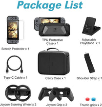 
                        
                          將圖片載入圖庫檢視器 Case Accessories Kit Compatible with Nintendo Switch 12 in 1 Switch Carry Case PlayStand Grip Steering Wheel - JOY2ESpree
                        
                      