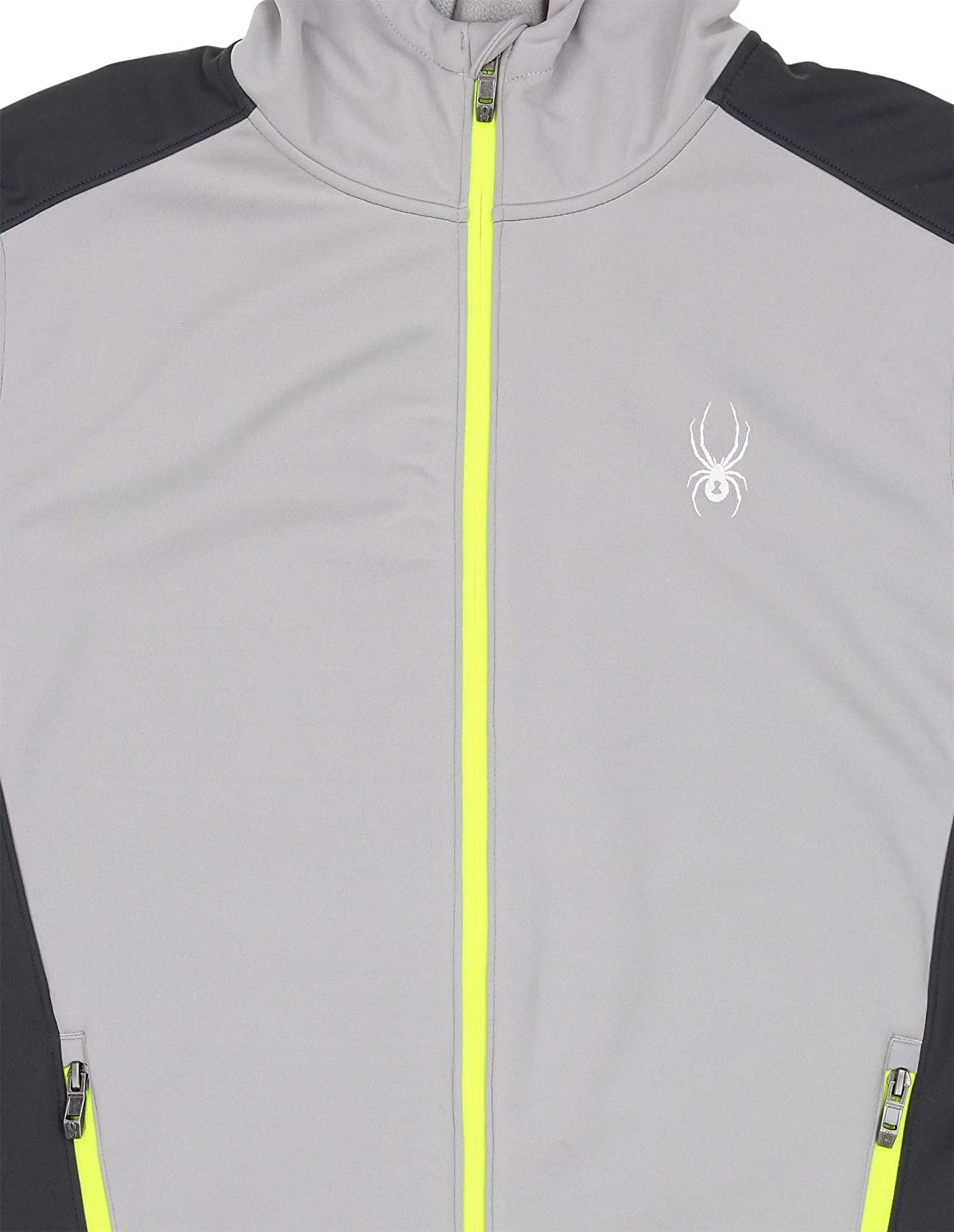 Spyder Mens Hydroweb Hooded Softshell Jacket, Color Variation