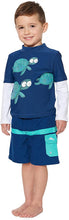 
                        
                          गैलरी व्यूवर में इमेज लोड करें, Tommy Bahama Boys' Long Sleeve Rashguard and Trunks Swimsuit Set
                        
                      