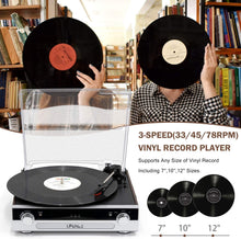 
                        
                          गैलरी व्यूवर में इमेज लोड करें, LP&amp;No.1 Bluetooth Record Player with USB Play and Recording - JOY2ESpree
                        
                      