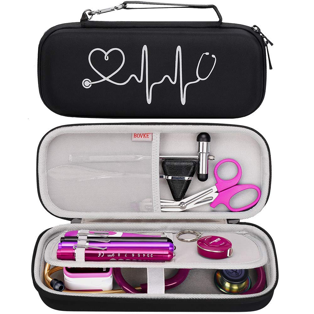 BOVKE Travel Case for 3M Littmann Classic III, Lightweight II S.E, Cardiology IV Diagnostic