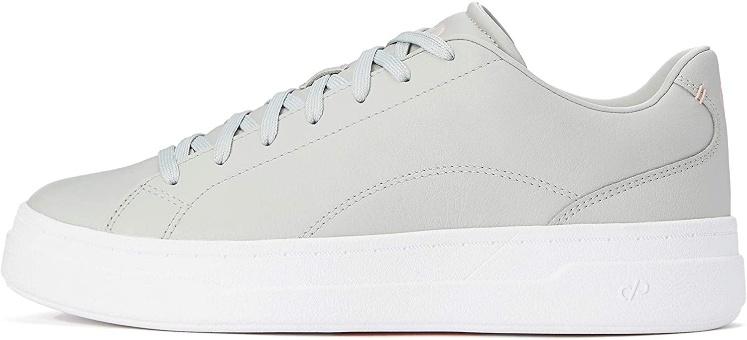 CARE OF by PUMA Women's Leather Platform Court Low-Top Sneakers