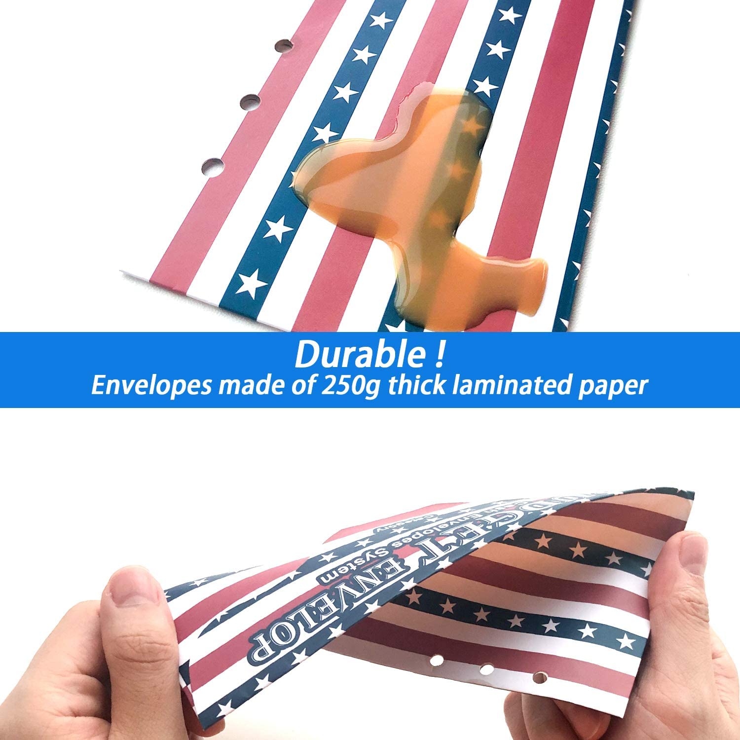 All-in-One Cash Envelopes Wallet Finances Organizer with 12 Budget Envelopes & Budget Sheets