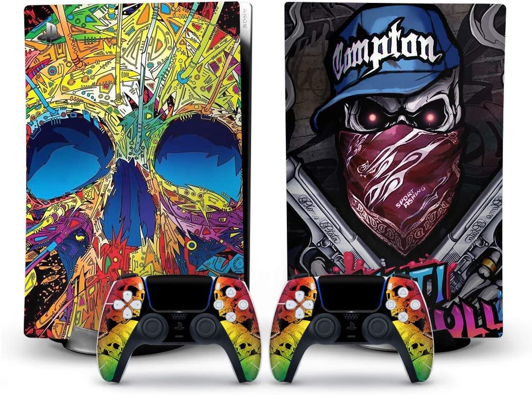 Mmoptop PS5 Skin Dragon-Ball Goku for Playstation 5 Digital Edition with Console and Dualsense Controller Full Set - JOY2ESpree
