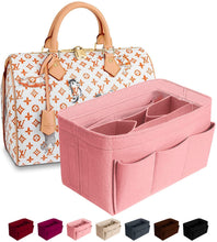 
                        
                          將圖片載入圖庫檢視器 Purse Organizer Insert Felt Bag Organizer Handbag Organizer Insert for Tote fits LV Speedy Neverfull Longchamp, Grey, Medium (Medium, Pink)
                        
                      