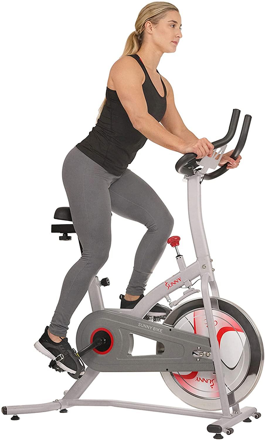Sunny Health & Fitness Indoor Cycling Exercise Stationary Bike with Digital Monitor - JOY2ESpree