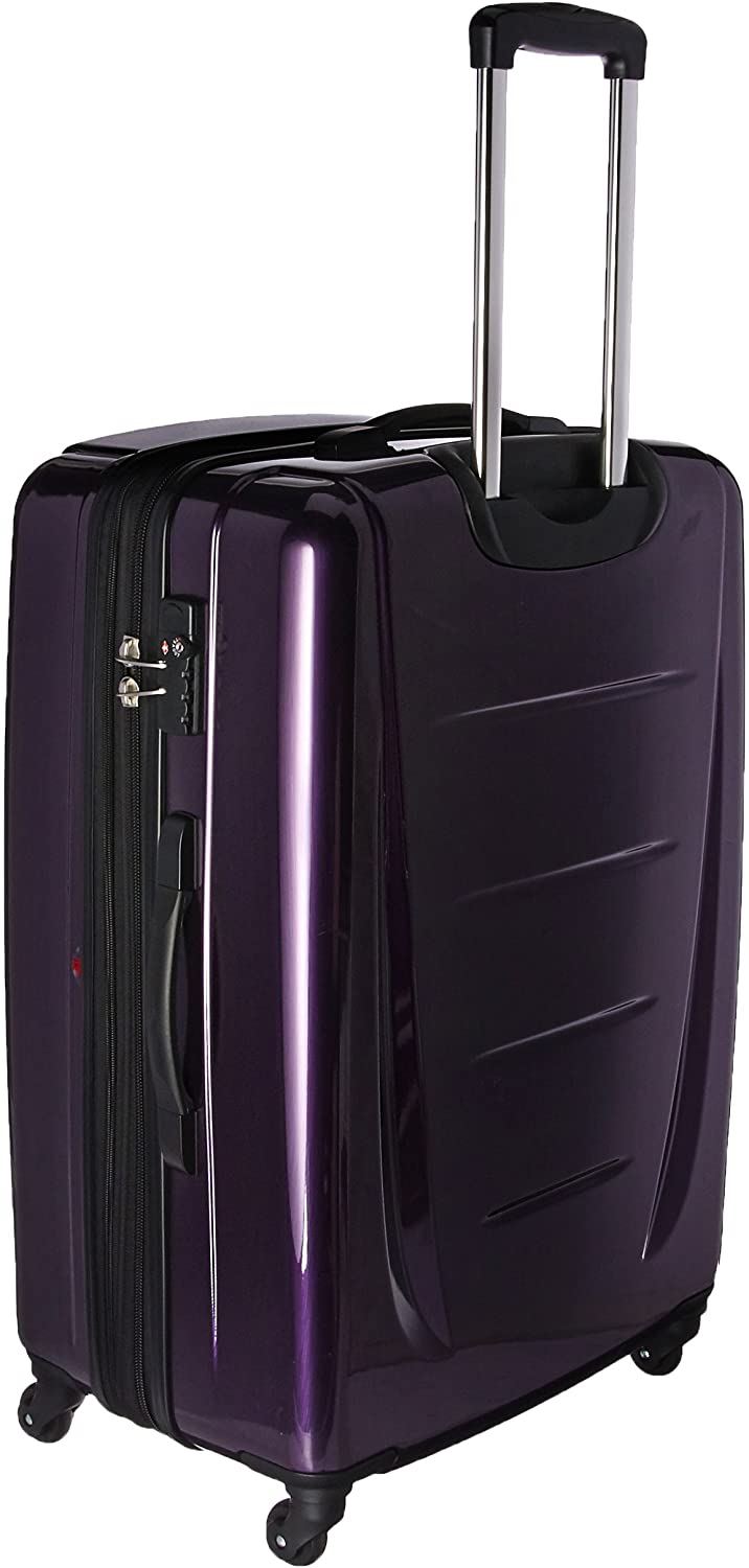 Samsonite Winfield 2 Hardside Expandable Luggage with Spinner Wheels, Charcoal, Checked-Large 28-Inch