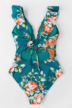 
                        
                          Muat gambar ke penampil Galeri, CUPSHE Women's V Neck One Piece Swimsuit Ruffled Lace Up Monokini
                        
                      