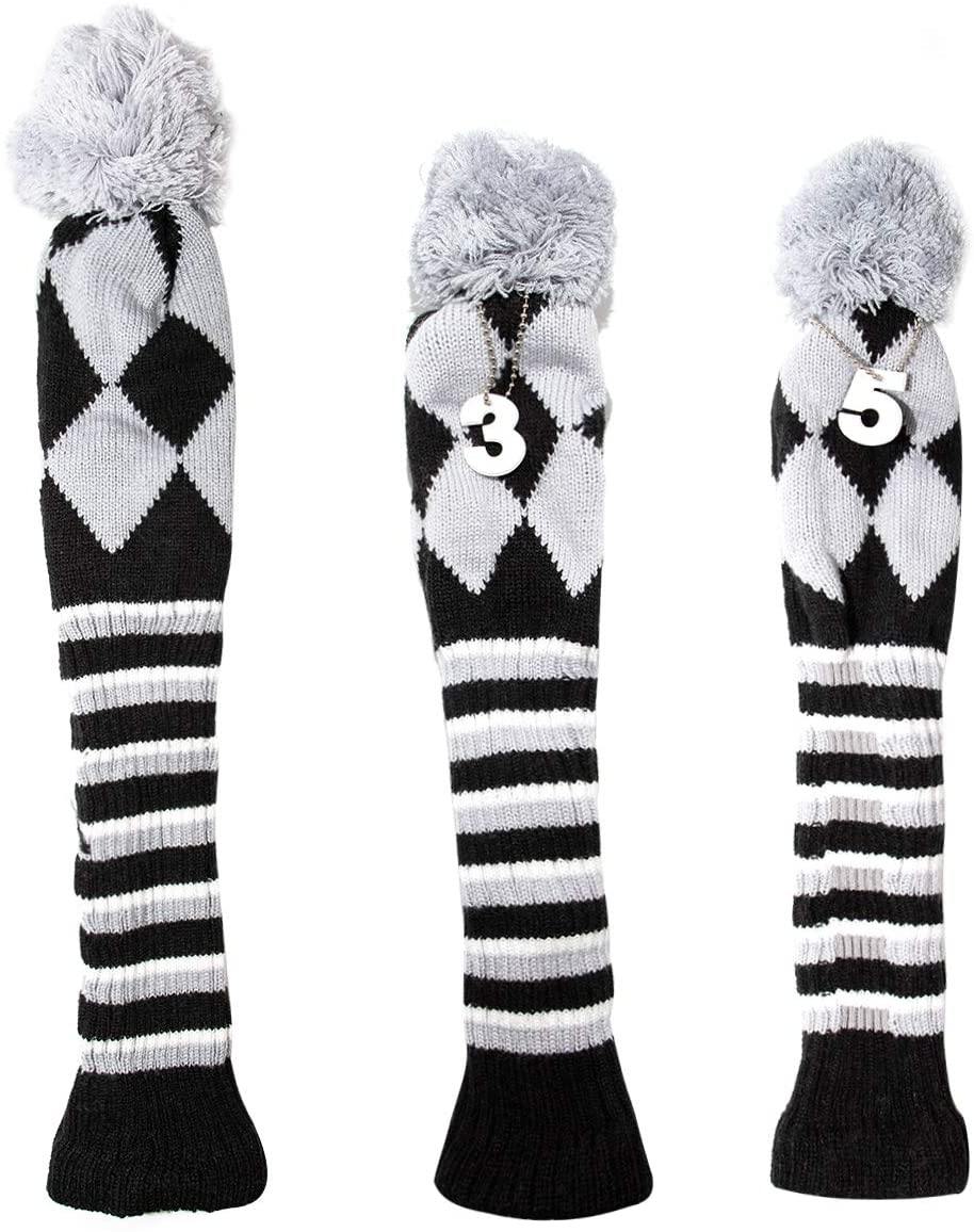 Golf Club Head Covers,Golf Driver Covers Golf Fairway Wood Cover Hybrid Cover - JOY2ESpree