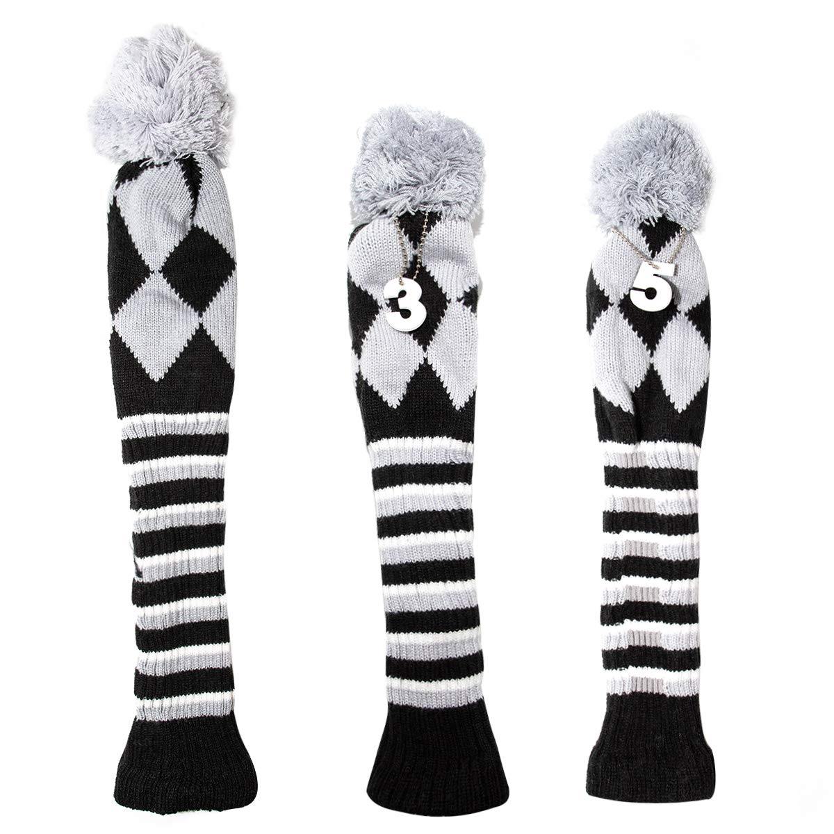 Golf Club Head Covers,Golf Driver Covers Golf Fairway Wood Cover Hybrid Cover - JOY2ESpree