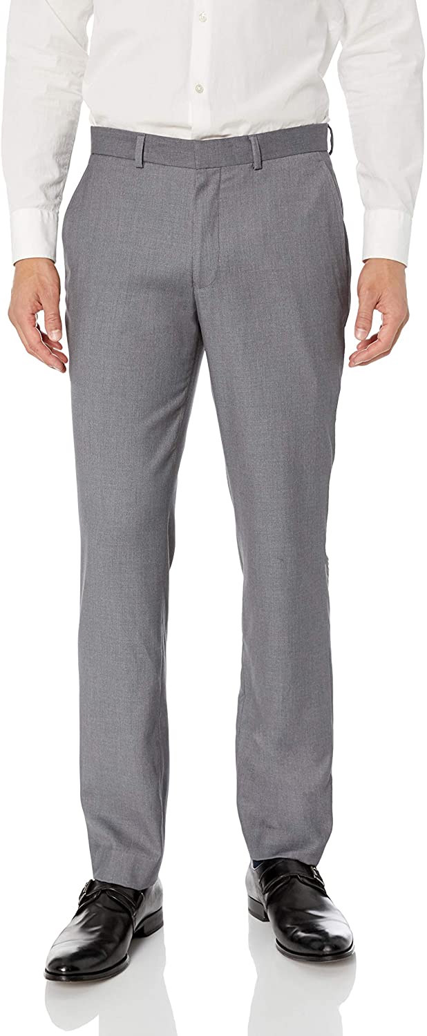Unlisted by Kenneth Cole Men's 2 Button Slim Fit Suit with Hemmed Pant