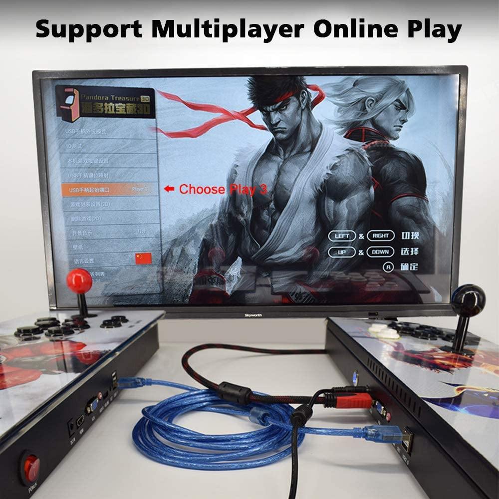 MOSTOP 3D & 2D Arcade Video Game Console 2680 Games in 1 Pandora's Box 180 3D Games 1080P HD 2 Players Arcade Machine - JOY2ESpree