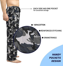 
                        
                          Muat gambar ke penampil Galeri, Bintangor Men's Sleep Pajama Pants 100% Cotton Knit Elastic Waistband Lounge Wear Long
                        
                      