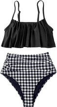 
                        
                          Muat gambar ke penampil Galeri, CUPSHE Women's High Waisted Falbala Bikini Set
                        
                      