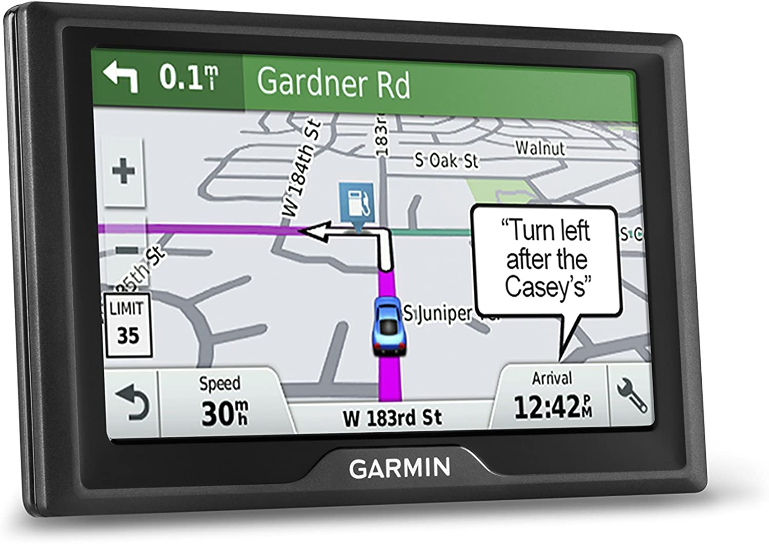 Garmin Drive 51 USA LM GPS Navigator System with Lifetime Maps, Spoken Turn-By-Turn Directions