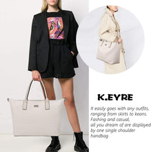 
                        
                          Cargar imagen en el visor de la galería, K.EYRE Women's Soft Faux Leather Tote Bag Purse Handbags Wallet Tote Shoulder Bag Purse Large Capacity
                        
                      
