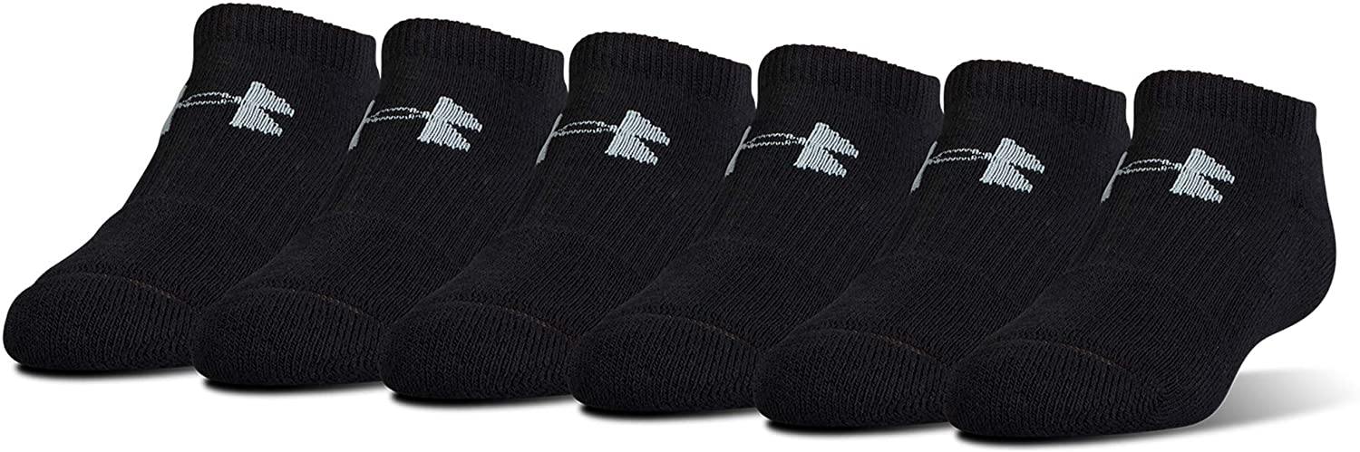 Under Armour Youth Cotton No Show Socks, 6-pairs - JOY2ESpree
