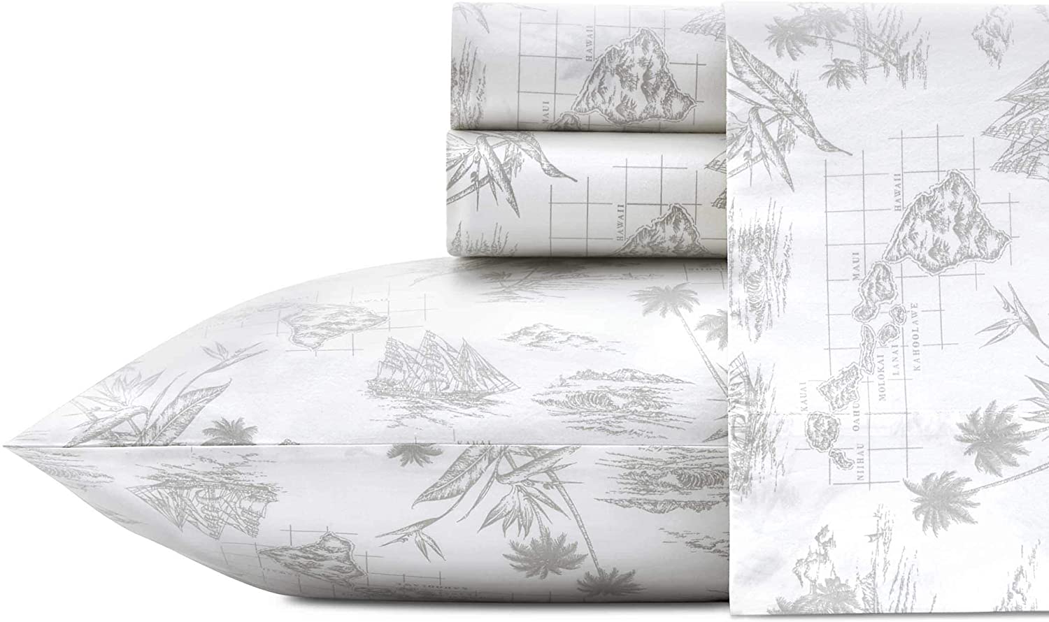 Tommy Bahama Vintage Map Sheet Set, King